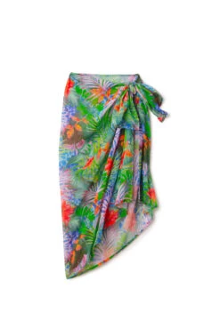 Tropical Flight Sarong -Shoreline Trendy RBTF23817 Apparel Top Multi Laydown