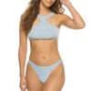 Ribera High Neck Halter Bikini Top -Shoreline Trendy RIBERA TOP Bikini Top Sereno Front
