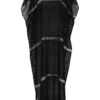 Tikuri Classic Caftan -Shoreline Trendy S1939 Apparel Dress Black Laydown