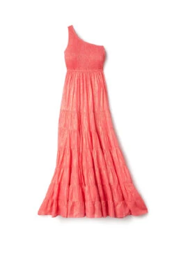 Joe Asymmetrical Maxi Dress -Shoreline Trendy S23150 Apparel Dress Ios Grenadine Laydown