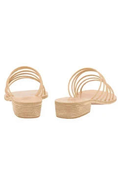 Ancient Greek Sandals Sani Heel Sandals -Shoreline Trendy SANI HEEL Shoe Natural Back