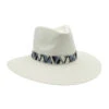Santorini Panama Hat -Shoreline Trendy SANTORINI Hat White Front