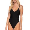 Jane Underwire One Piece Swimsuit -Shoreline Trendy SBL BLACK BL One20Pieces Front 100375