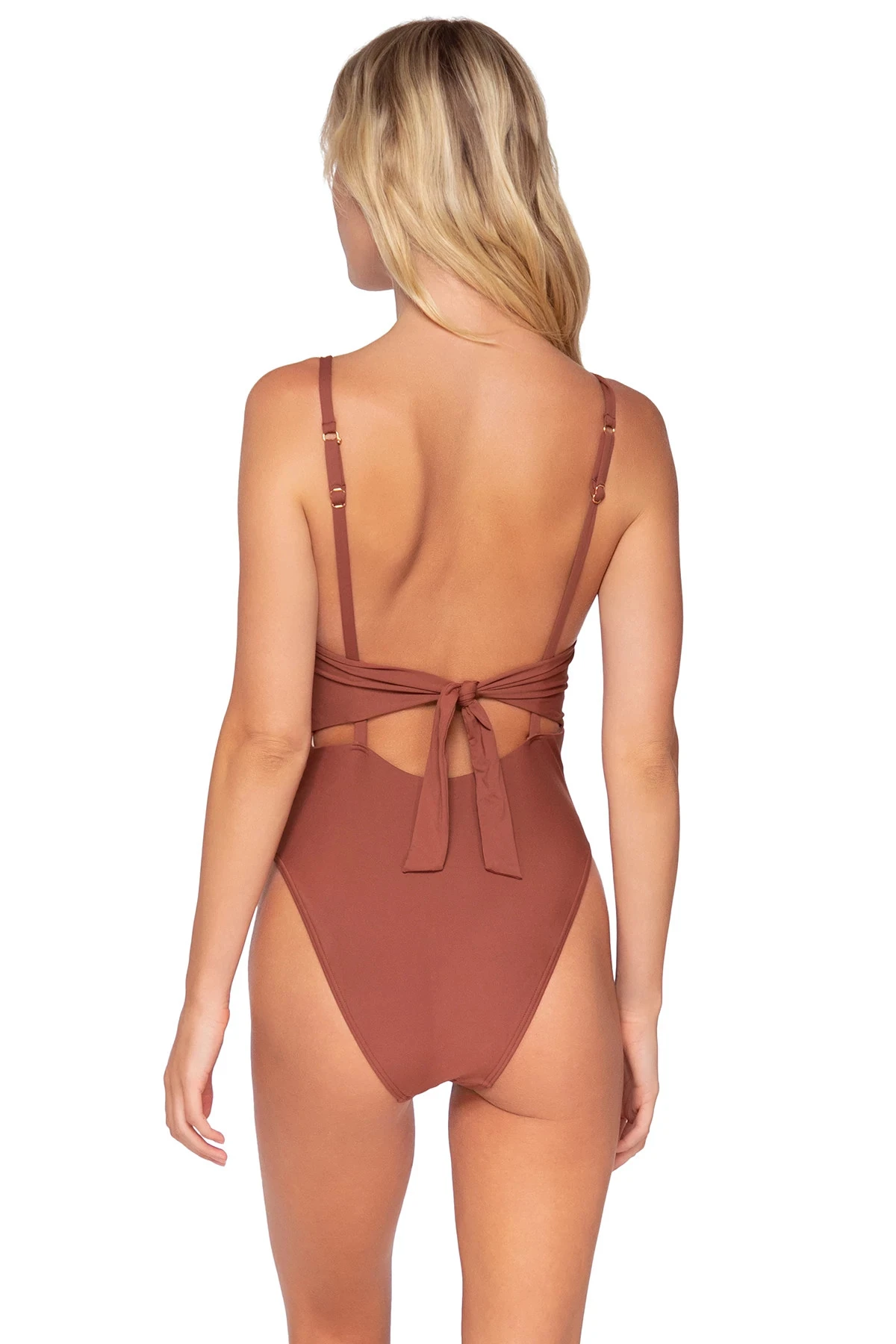 Over The Shoulder One Piece Swimsuit 4 Over The Shoulder One Piece Swimsuit - Image 2