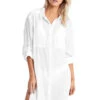 Seafolly Crinkle Twill Beach Shirt Dress