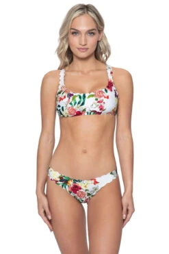 Reversible Seamless Wave Bralette Bikini Top