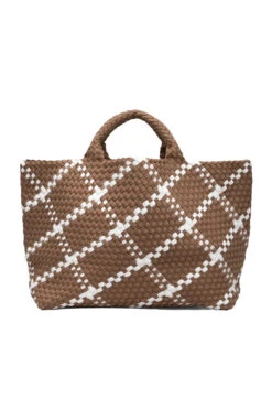 Large Neoprene Basket Weave Tote