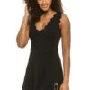 Marysia Venus Mini Dress 2 Marysia Venus Mini Dress -Shoreline Trendy SP002 Apparel Dress Black Front