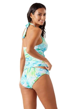Tommy Bahama Reversible Halter Tankini Top -Shoreline Trendy SS100325 Tankini Top White Back