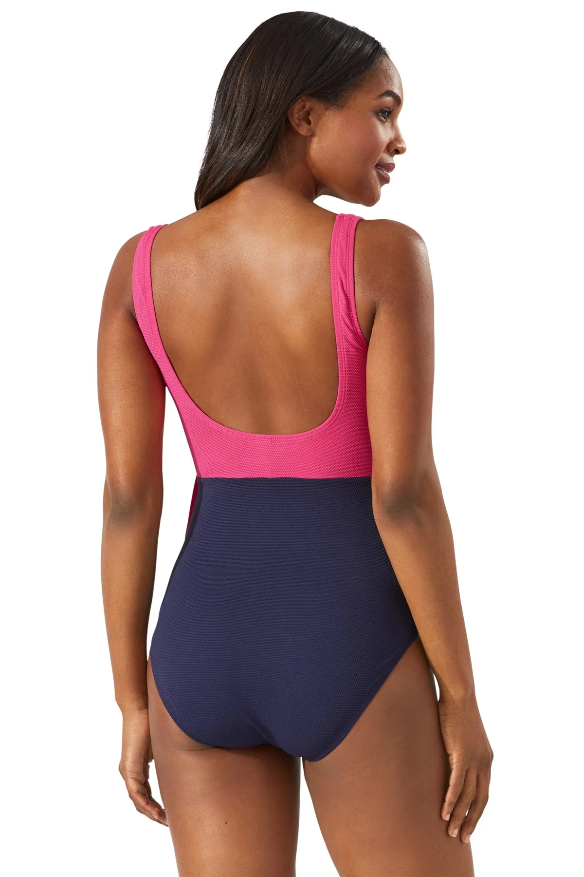 Tommy Bahama Color Block Wrap Front One Piece Swimsuit 4 Tommy Bahama Color Block Wrap Front One Piece Swimsuit - Image 2
