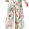 Tommy Bahama Breezy Botanical Pants -Shoreline Trendy SS500445 Apparel Bottom White Front