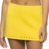 Abby Swim Skirt -Shoreline Trendy SSB419LMN Apparel Bottom Lemon Front