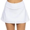 Susie Sport Mini Skirt -Shoreline Trendy SUSIE SKIRT Apparel Bottom White Front