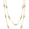 White Pearl Candies Necklace -Shoreline Trendy SYLVIA WHITE WH Necklaces Front 96496
