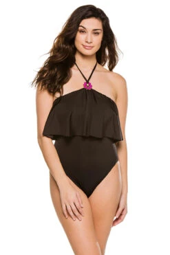 Flutter Halter One Piece Swimsuit