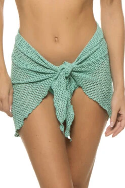 Turquoise Crochet Sarong