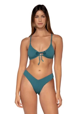 Tahiti Tie Front Bralette Bikini Top