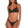 Elizabeth Underwire Bikini Top -Shoreline Trendy U686TBOEMB Bikini Top Black Out Embroidery Front