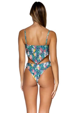 Calypso Bandeau Bikini Top -Shoreline Trendy U88TTROPI Bikini Top Tropicalia Back