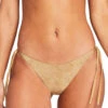 Elle Tie Side Brazilian Bikini Bottom 1 Elle Tie Side Brazilian Bikini Bottom -Shoreline Trendy VIT NEUTRAL GOGLO Bottoms Front 99967