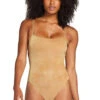 Jenna Metallic One Piece Swimsuit -Shoreline Trendy VIT NEUTRAL GOGLO One20Pieces Front 100172