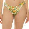 Spring Floral V-Front Brazilian Bikini Bottom